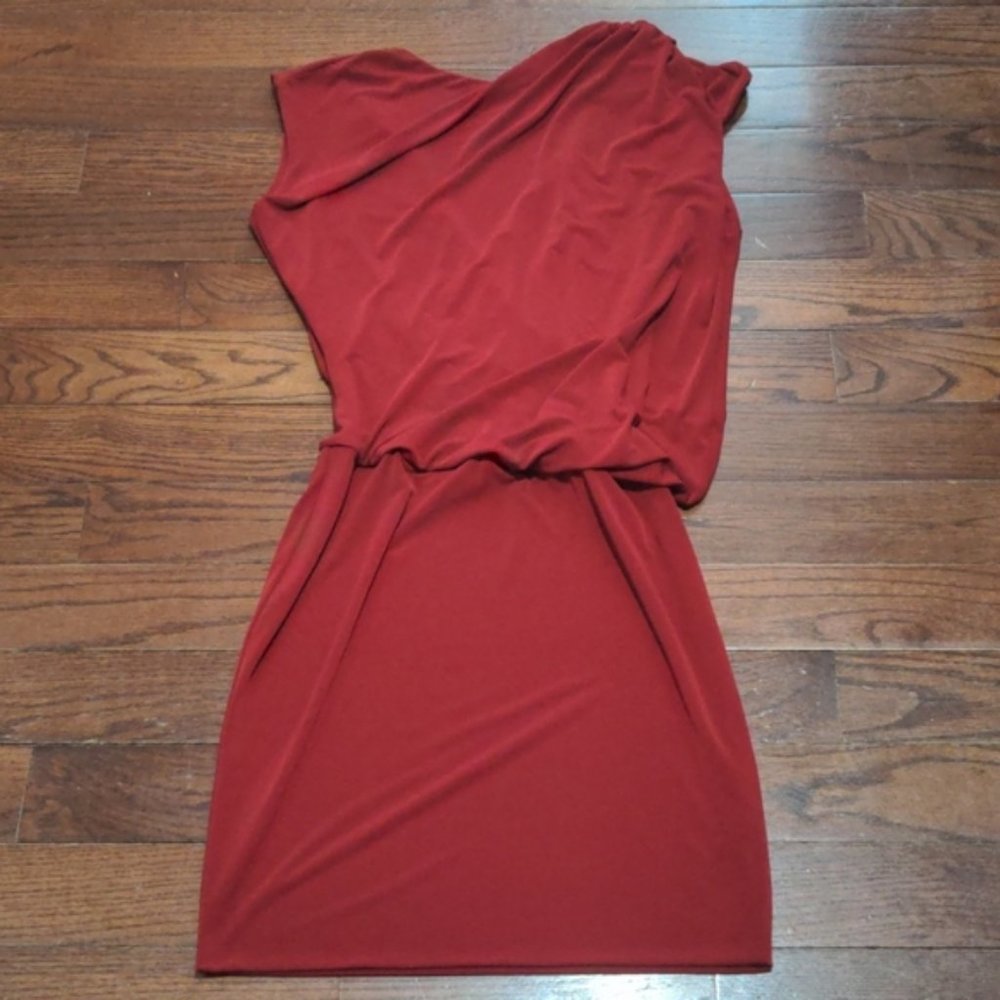 Joeffer Caoc Assymetrical Red Dress - Picture 9 of 9
